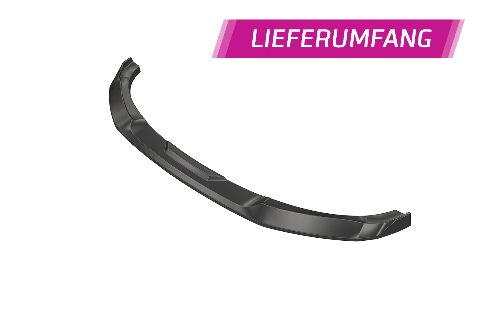 Voorspoiler passend voor BMW 1-Serie F20 / F21 LCI 01/2015-06/2019 Glans Zwart CSR