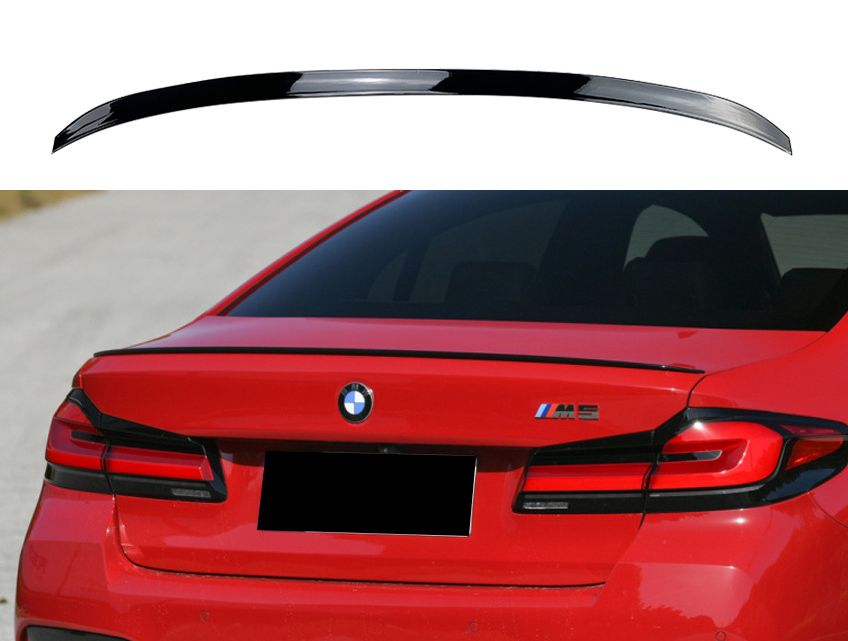 Achterklep Spoiler passend voor BMW 5 Serie G30 Glans Zwart