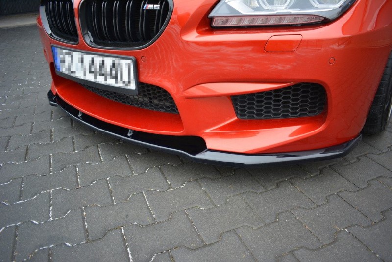 Voorspoiler passend voor BMW M6 GRAN COUPÉ Glanzend Zwart