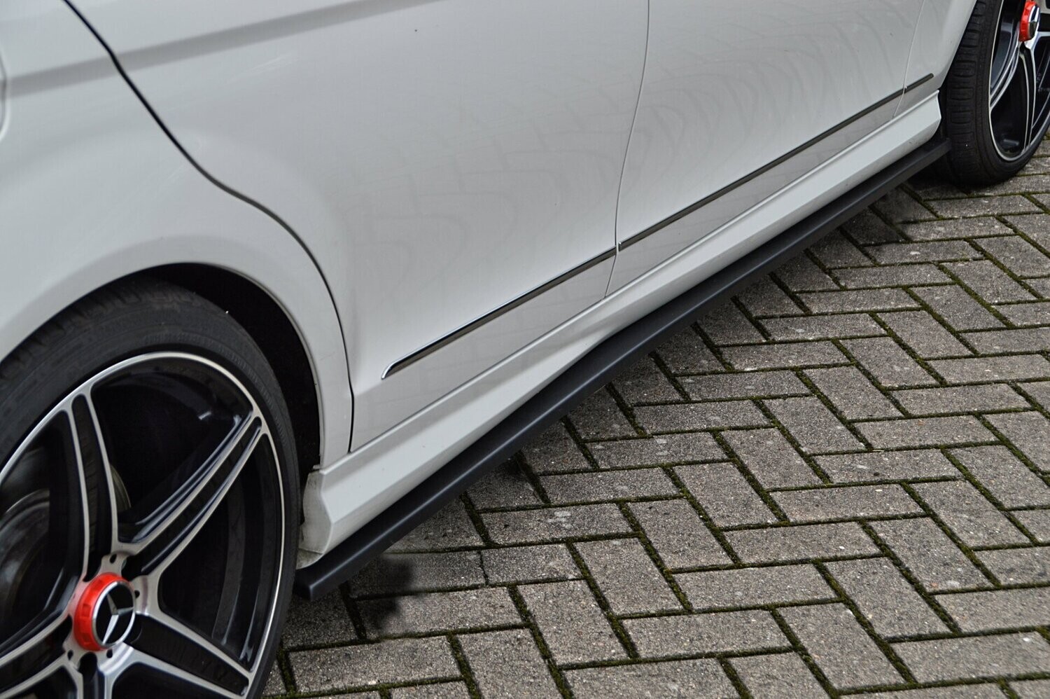 Zijskirts passend voor Mercedes C W204 S204 AMG-Line, Limousine + T-model