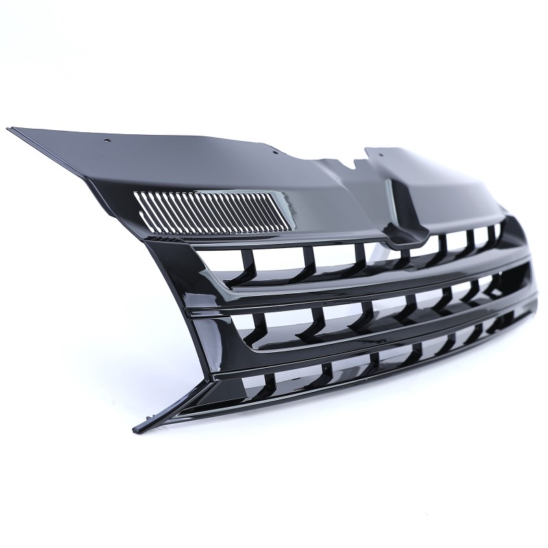 Grill passend voor VW T5 Transporter 09-15 zwart glanzend