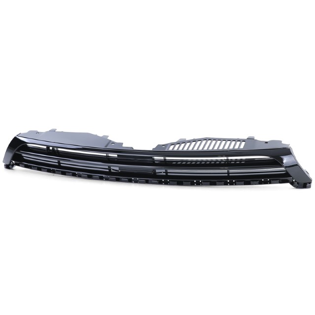 Grill passend voor Volkswagen Scirocco 08-14 R Look Glans Zwart