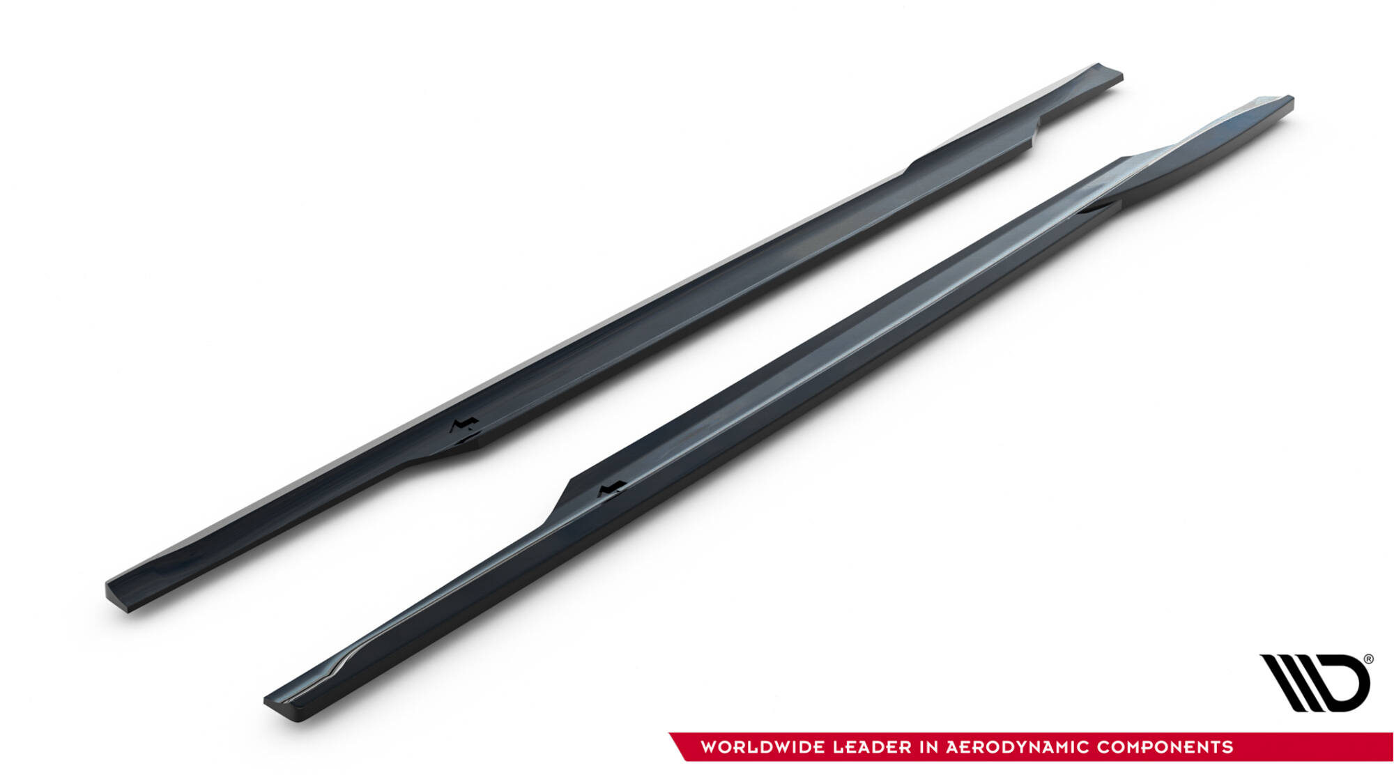 Zijskirts V.2 Porsche Panamera Turbo S E-Hybrid / Panamera E-Hybrid 971 Maxton Glanzend zwart