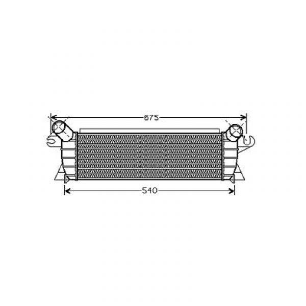Intercooler KANGOO 01-07 480x134x40 1.9 DCI