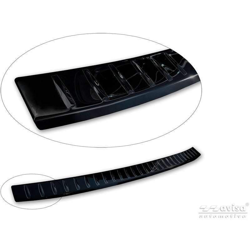 Avisa RVS Achterbumperprotector  KGM Actyon 2025- - Glanzend Zwart