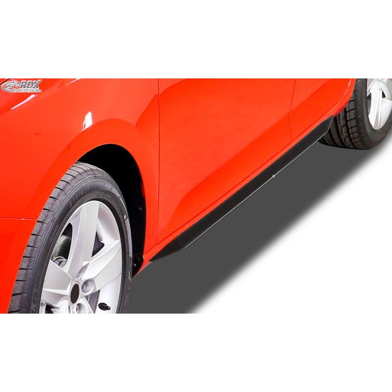 Sideskirts 'Slim'  Ford Focus II 2004-2011 (ABS zwart glanzend)