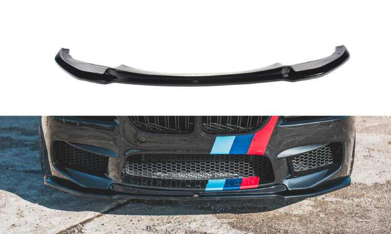 Voorspoiler passend voor BMW M6 GRAN COUPÉ V.2 Glanzend Zwart