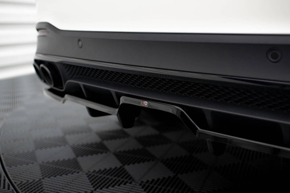 Diffuser passend voor Mercedes GLE 53 AMG SUV W167 Maxton Glans Zwart