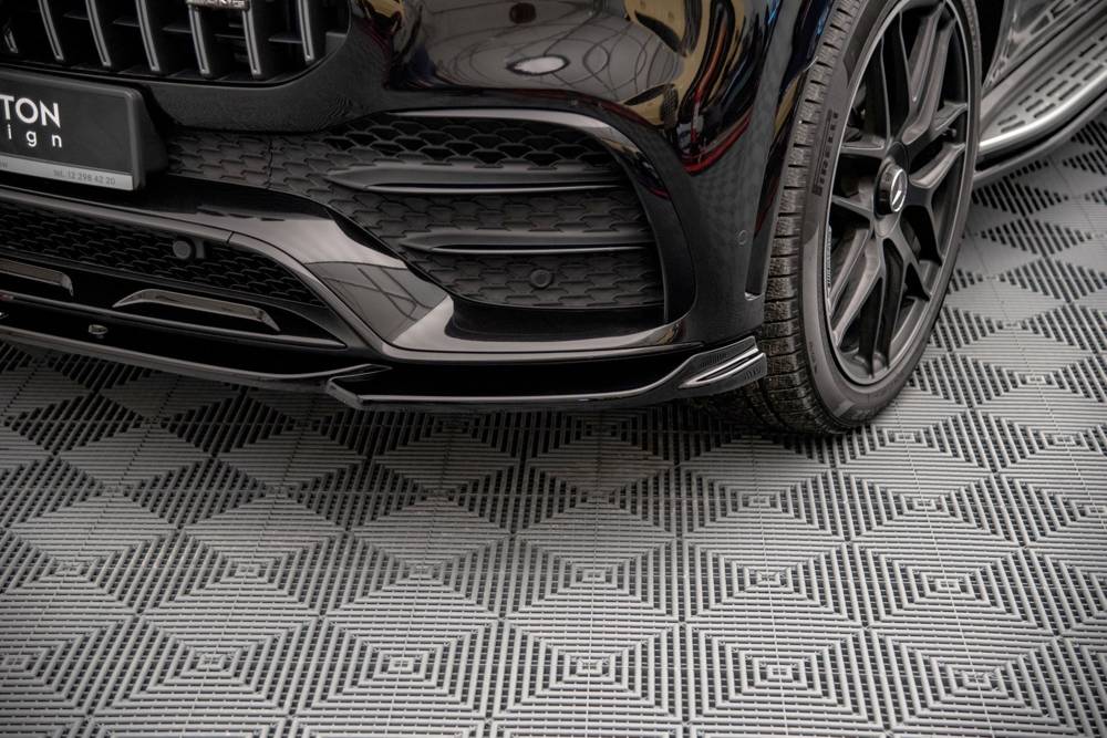 Voorspoiler passend voor Mercedes GLE C167 AMG Pakket Coupe / SUV Maxton Glans Zwart