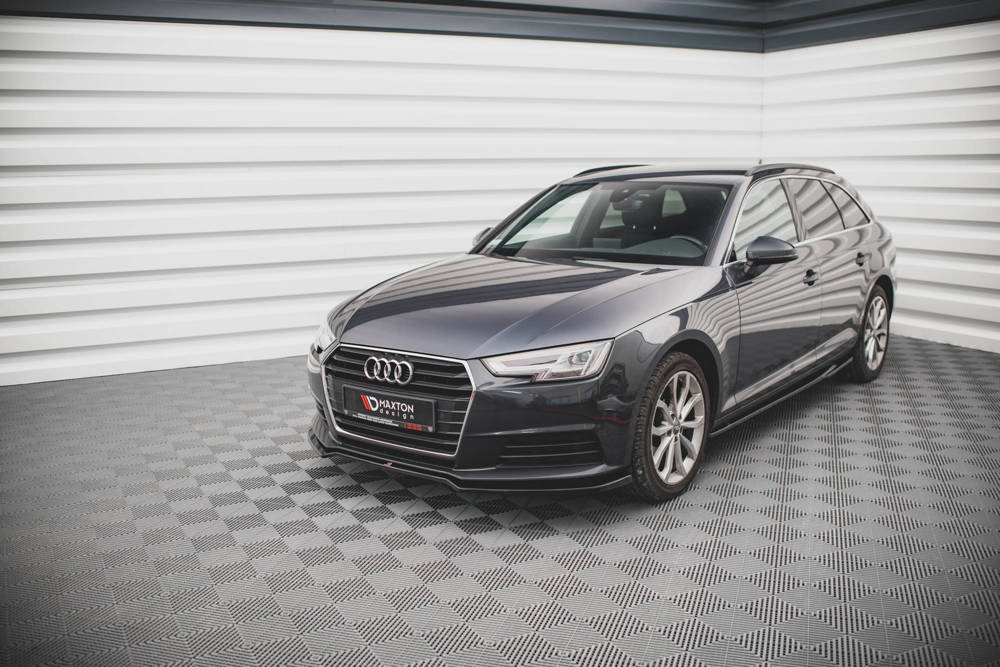 Front Splitter V2 Audi A4 B9 Avant Maxton