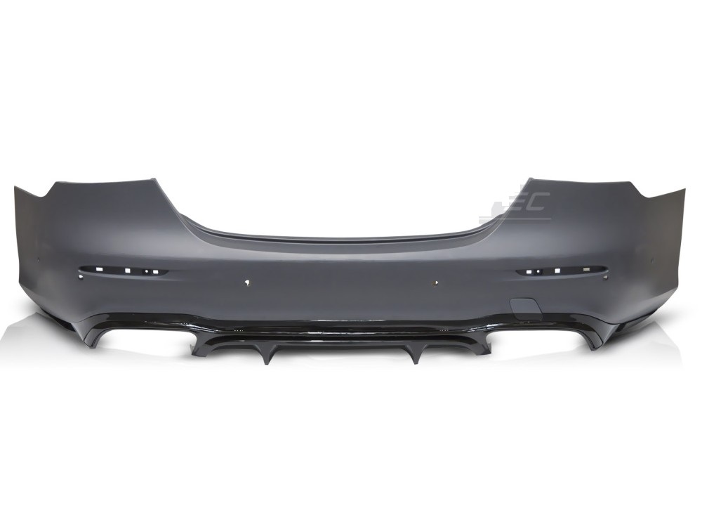 Achterbumper passend voor Mercedes E-Class W213 AMG Line (2016-..) E63 Design Black Edition