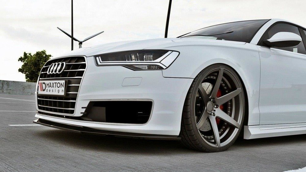 Voorspoiler passend voor Audi A6 C7 Carbon Look