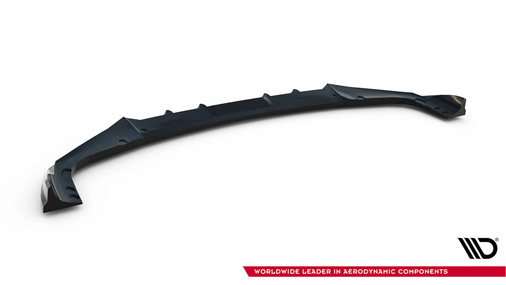 Voorspoiler passend voor BMW X6 M F96 Facelift Maxton Glanzend zwart