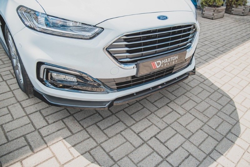 Voorspoiler Ford Mondeo Mk5 Facelift Glanzend Zwart