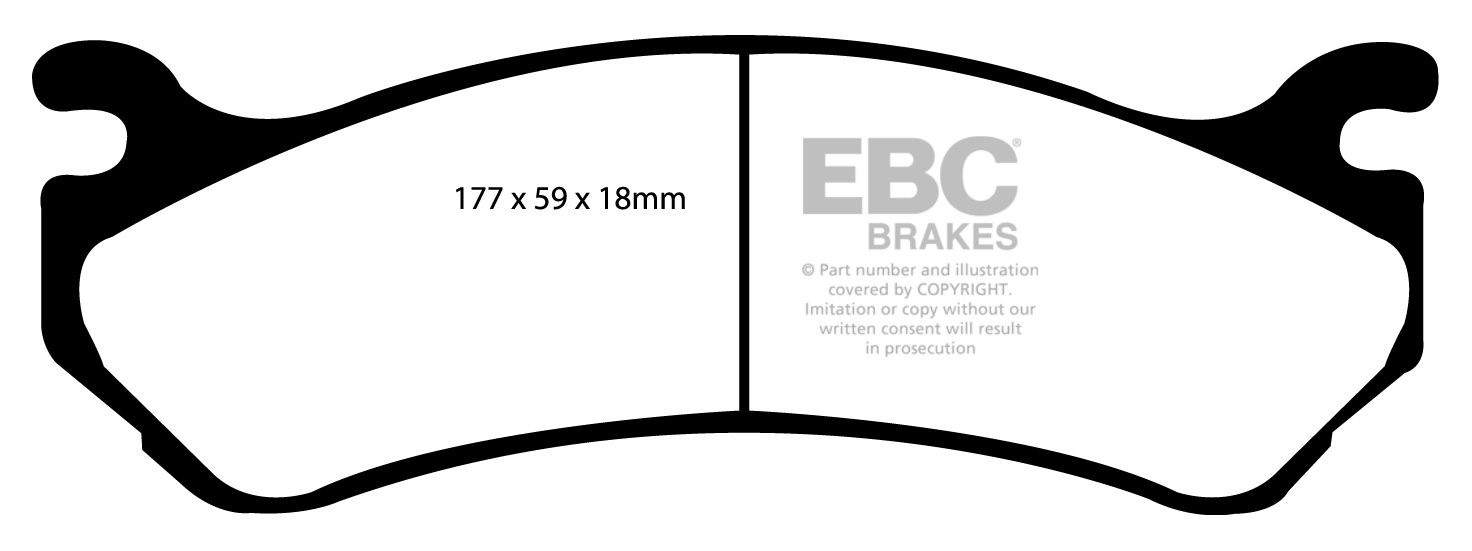 EBC Brakes CHEVROLET Avalanche 5.3 2WD (1500) 2003-2006 Remblokk