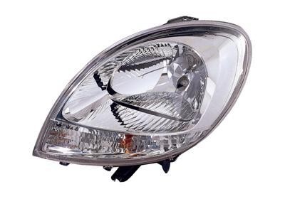 koplamp, H4, wit knipperlicht, elektr verstelb, rechts Renault K