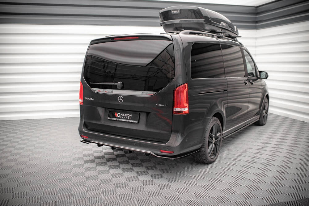 Diffuser passend voor Mercedes V-Class AMG Line W447 FL Maxton Glans Zwart