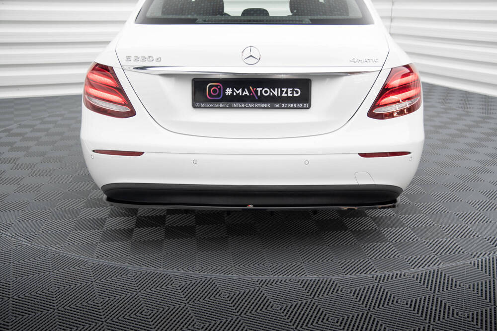 Diffuser passend voor Mercedes-Benz E Klasse W213 2016 - 2021 Maxton Glans Zwart