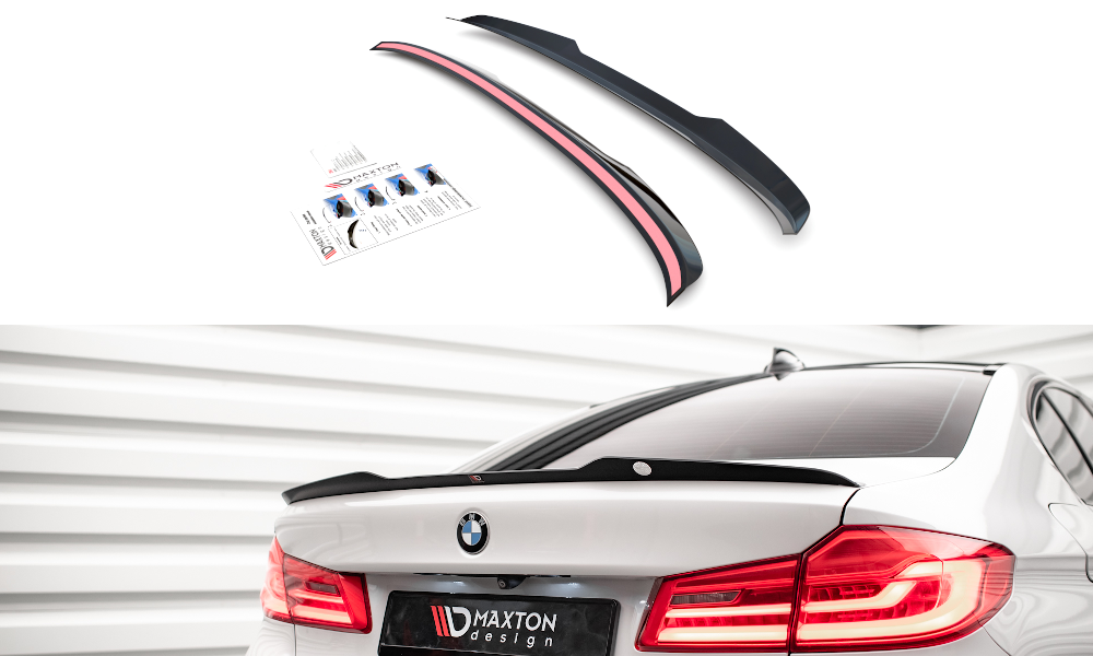 Spoiler passend voor BMW 5-Serie G30 Maxton Glans Zwart