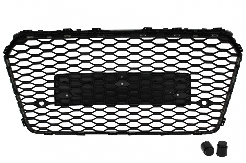 Grill passend voor Audi A7 RS7 15-17 Look Zwart