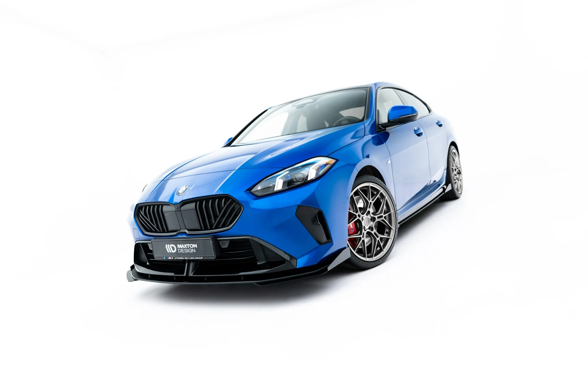 Street Pro Voorspoiler + Flaps BMW 1 M-Pack F70 / BMW 2M-PACK F74 Maxton Glanzend zwart