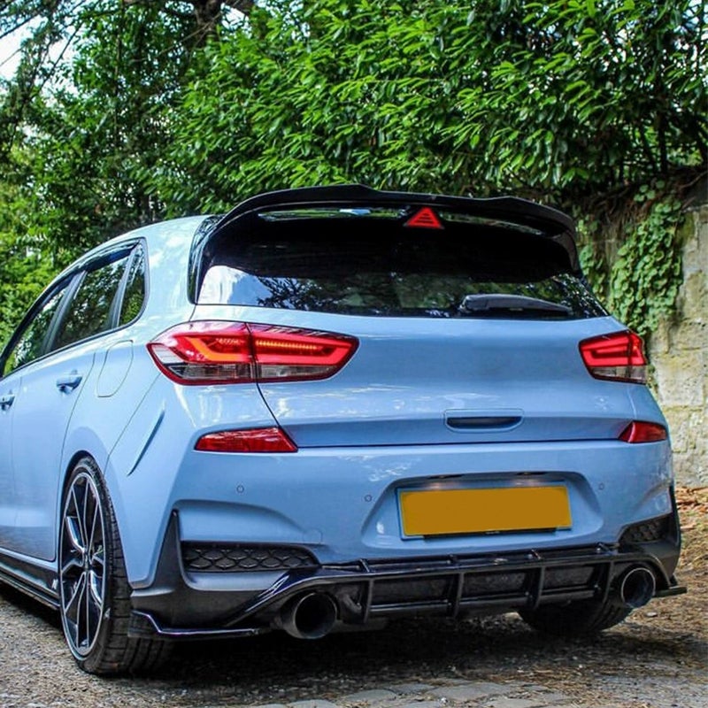 Dakspoiler (Spoiler Cap)  Hyundai i30N (PDE) 2017- (ABS Glanzend zwart)