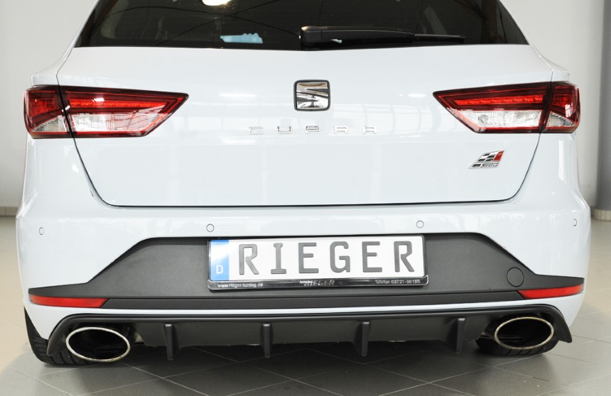 Diffuser Rieger Seat Leon ST Cupra (5F) uitlaat links + rechts