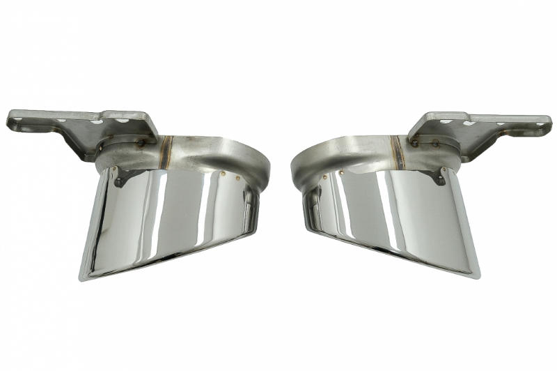 Diffuser passend voor Audi A6 S-Line C8 Glanzend Zwart incl. sierstukken