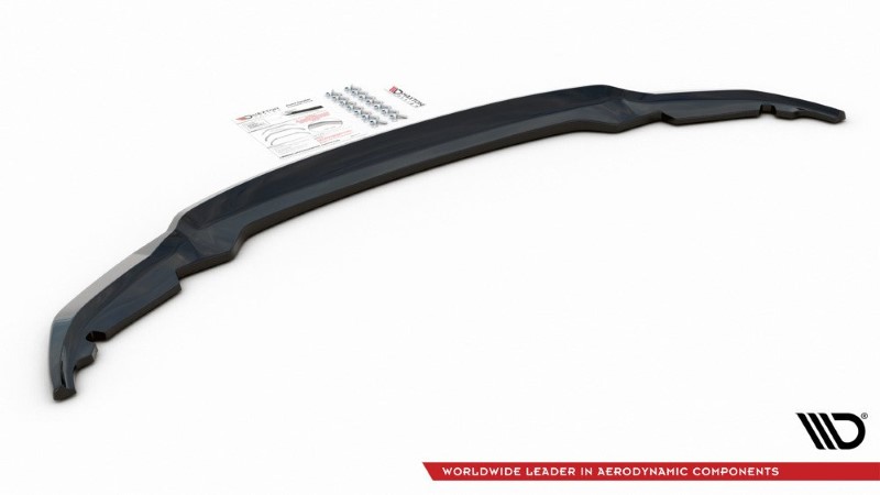Voorspoiler passend voor BMW X2 F39 M-Pack Glanzend Zwart