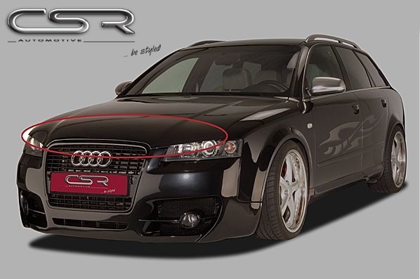 Motorkapverlenger Audi A4 8E metaal SF-Line