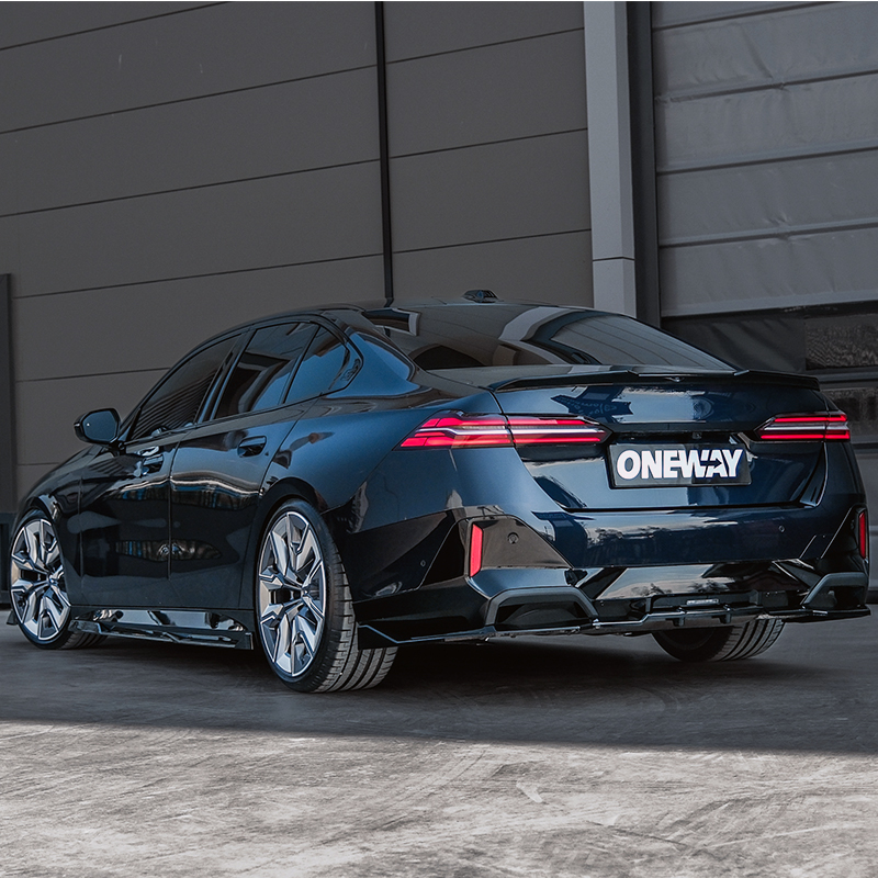 Oneway Achterspoiler  BMW 5-Serie G60 Sedan 2023- incl. i5 - Glanzend zwart