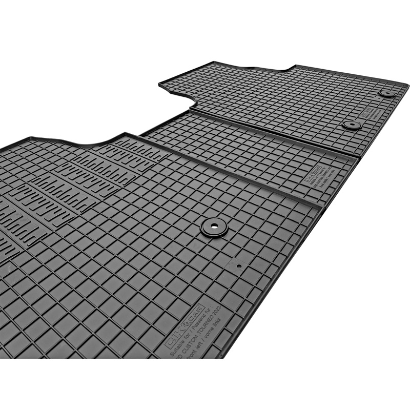 Rubber matten  Ford Tourneo Custom (V710) 2023- (3-delig + montagesysteem)
