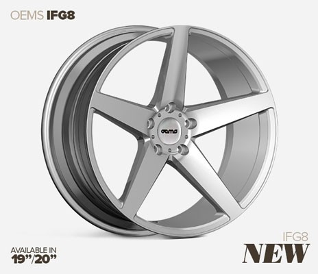 OEMS IFG8 20X9 5X120 35 MACHINED SILVER VELGEN