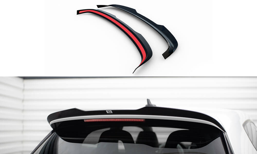 Spoiler passend voor Volkswagen Scirocco FL Maxton Glans Zwart