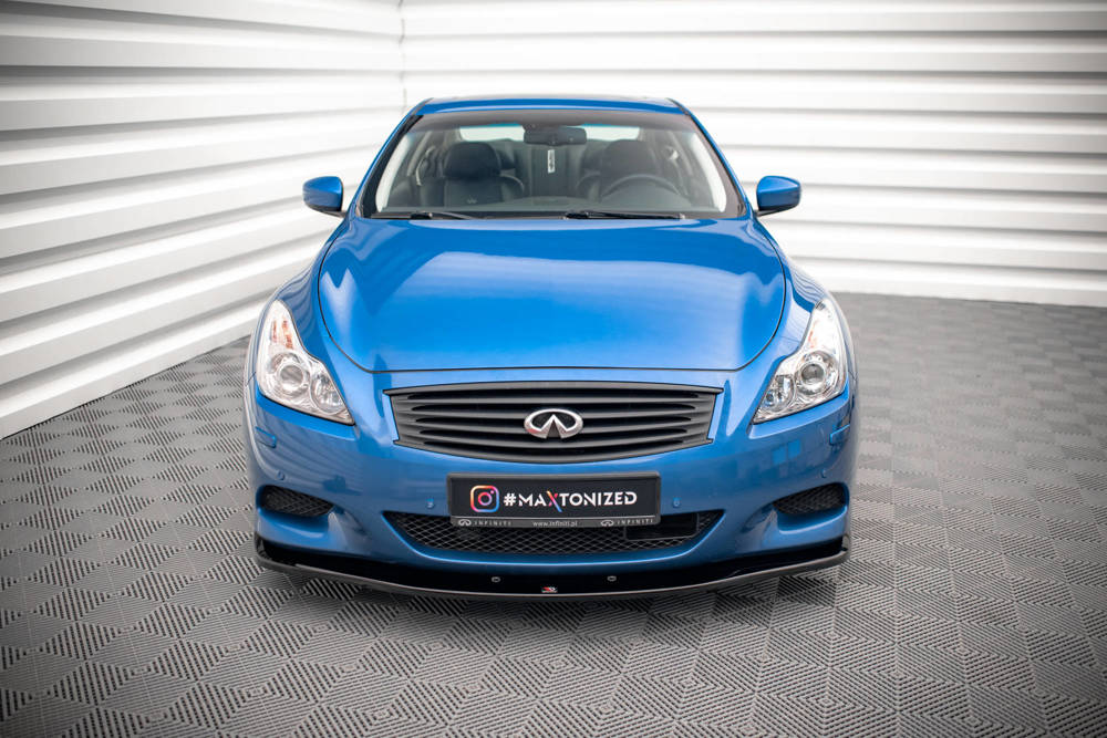Voorspoiler Infiniti G37 Coupe Maxton Glans Zwart