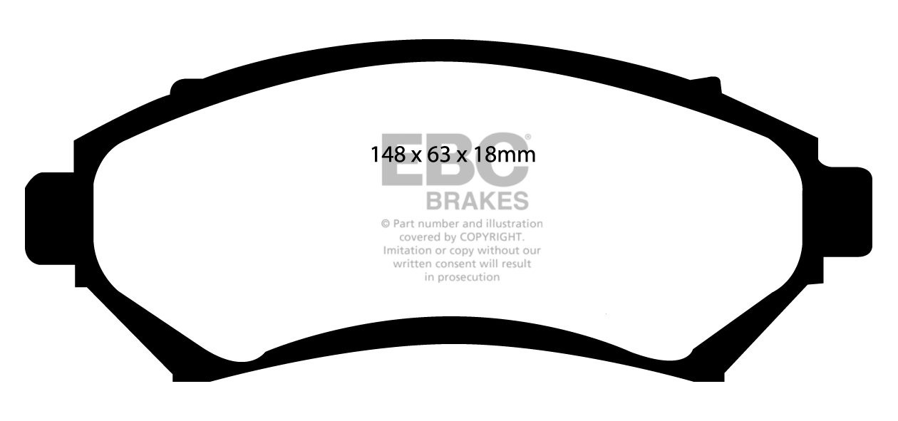 EBC Brakes VAUXHALL (OPEL) Sintra 3.0 96-2000 Remblokken voorzij