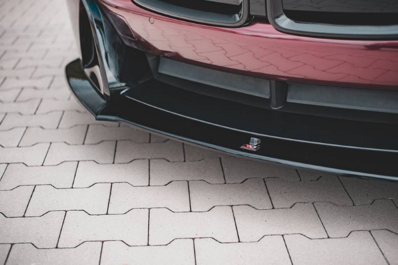 Voorspoiler passend voor BMW I8 Glanzend Zwart