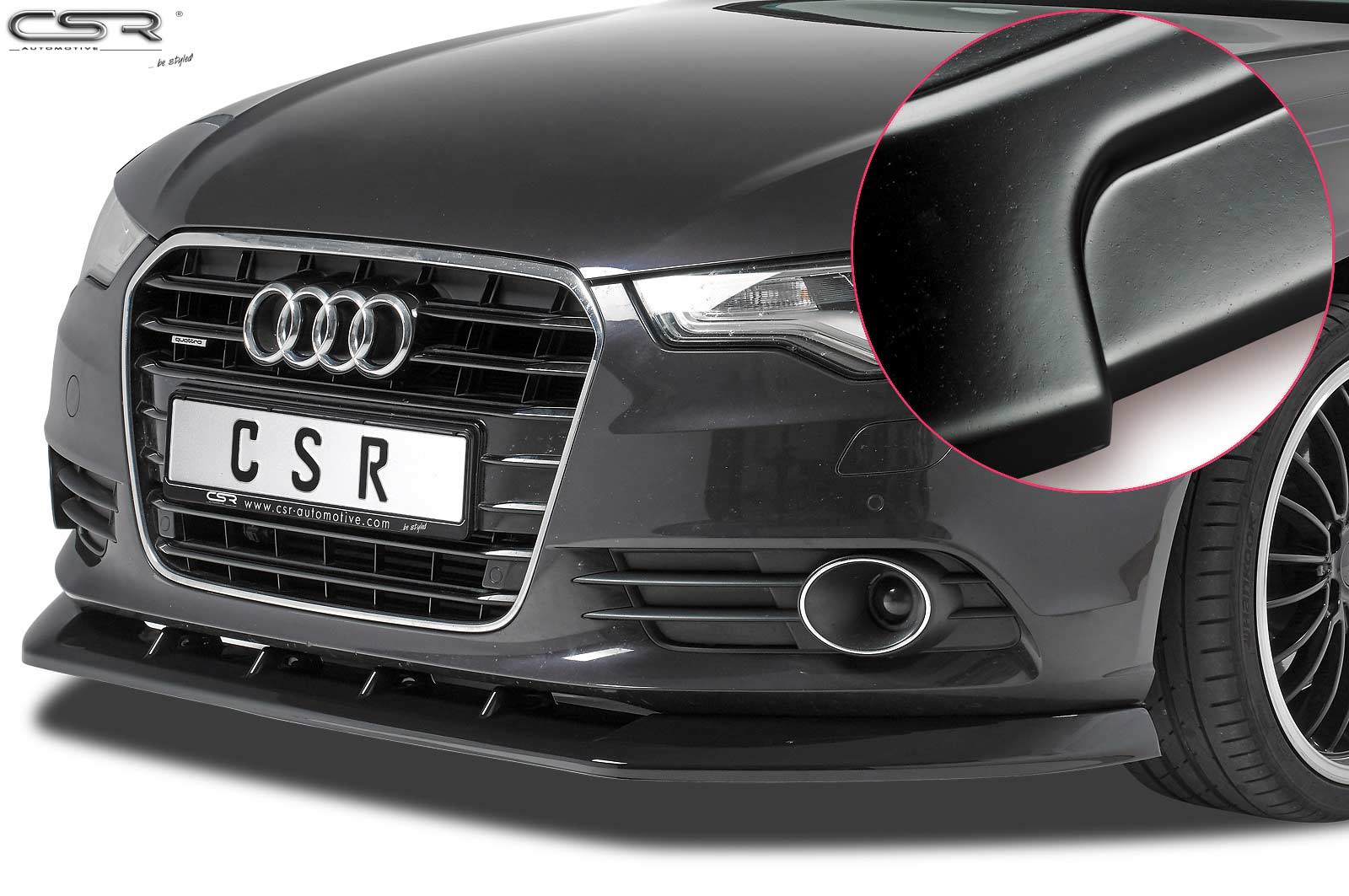 Voorspoiler passend voor Audi A6 C7 4G