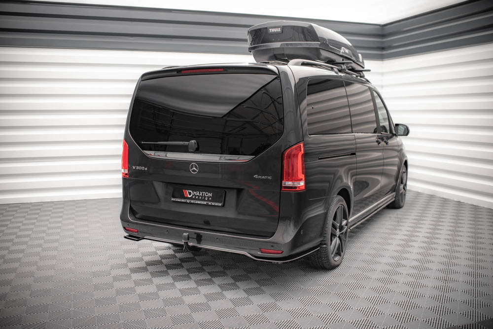 Diffuser passend voor Mercedes V-Class AMG Line W447 FL Maxton Glans Zwart