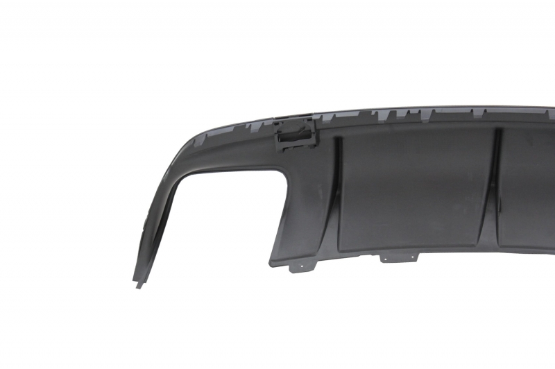 Diffuser passend voor Mercedes CLA W117 X117 Shooting Brake (2013-2018) Facelift CLA45 Look Zwart