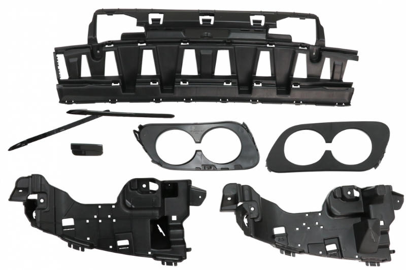 Achterbumper Diffuser passend voor Mercedes W205 C-Klasse C43 Design Night Package