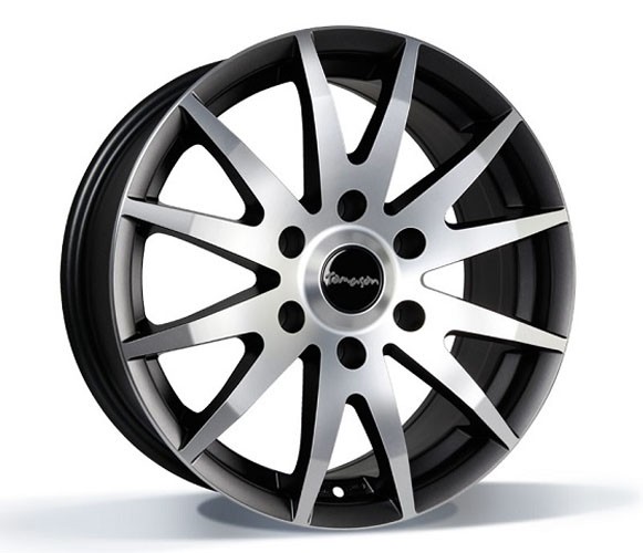 Tomason TN1F 7,5x18 5x118 ET60 Black matt polished Velgen