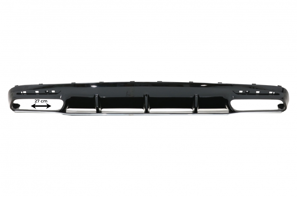 Diffuser passend voor Mercedes S-Class C217 Coupe (2014-2020) S63 Facelift Design Sierstukken