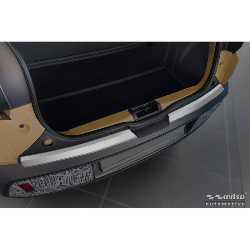Avisa RVS Achterbumperprotector  Dacia Spring Facelift 2024- - Mat Zilver - 2-delig