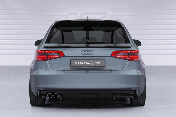 Diffuser passend voor Audi A3 8V 2012-2016 CSR Glanzend zwart HA493-G