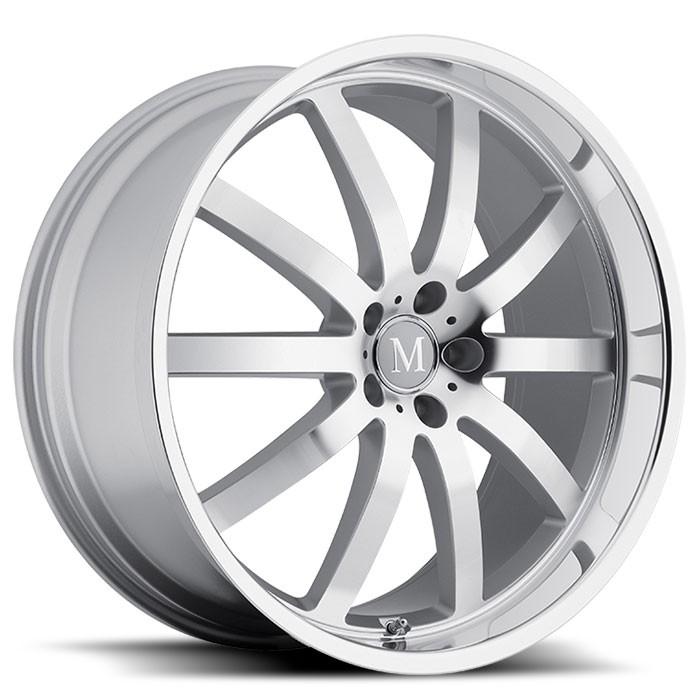 Velgen Mandrus Wilhelm 20x9 5x112 ET39 Zilver Machined Face & Ra