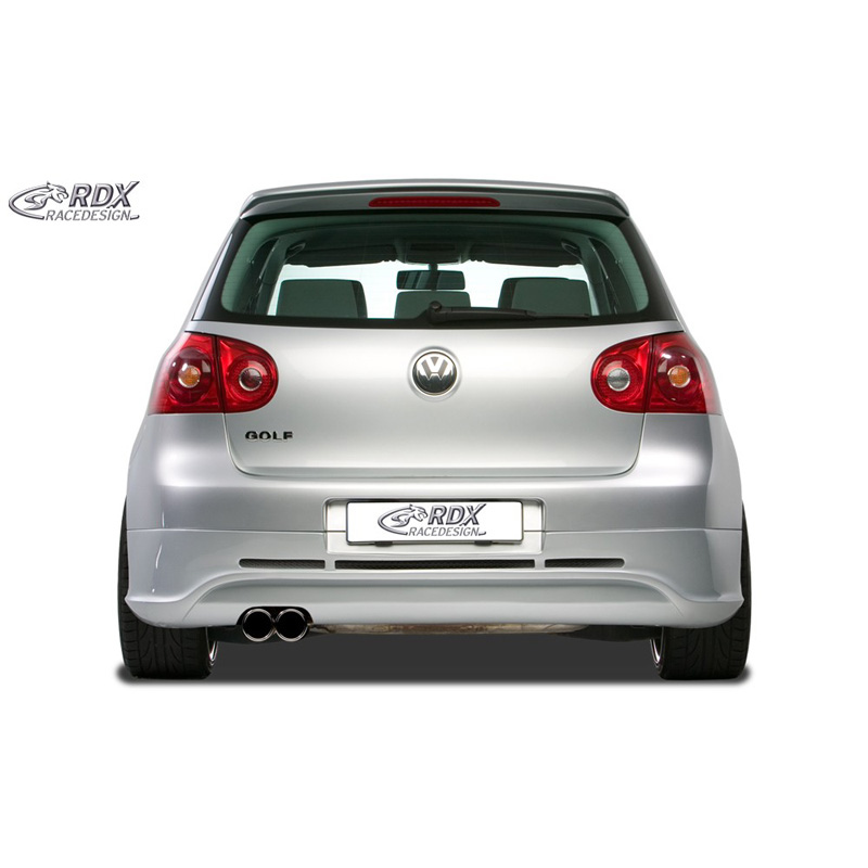 Achterskirt  Volkswagen Golf V GTI/R Hatchback 3/5-deurs 2003-2008 (uitlaat links) excl. Variant/Plus (ABS)