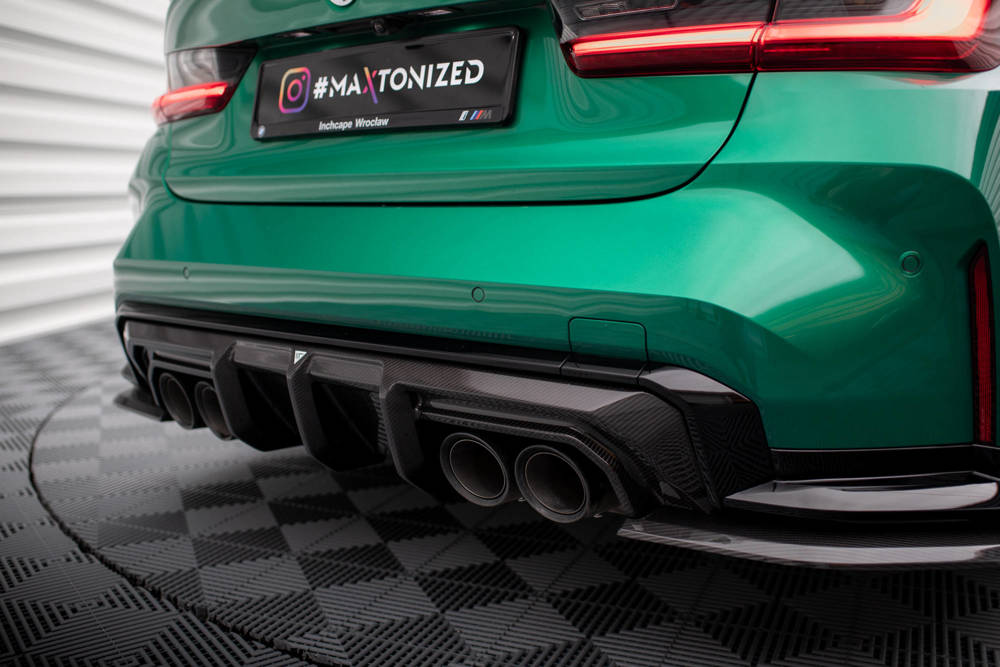 Diffuser passend voor BMW M4 G82 / M3 G80 / G81 Maxton Carbon