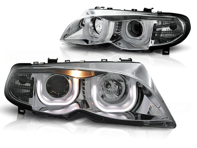 Koplampen passend voor BMW E46 01-05 Limousine/Touring Chroom