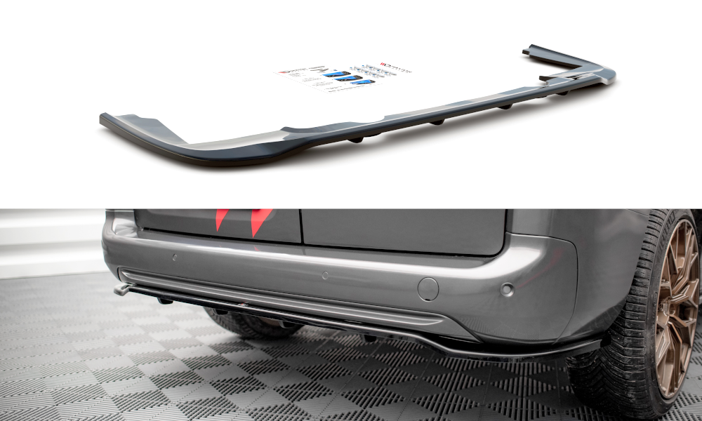 Diffuser Peugeot Partner MK3 Maxton Glans Zwart